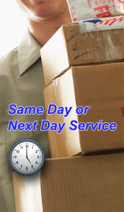 same day or next day service